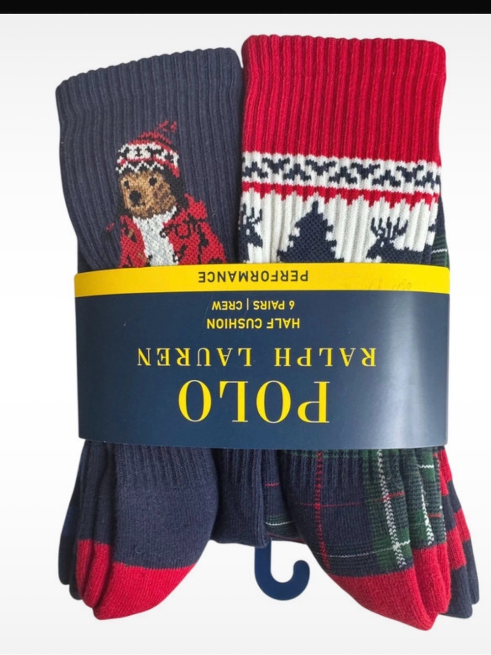 Polo by Ralph Lauren Men's Holiday Crew Socks